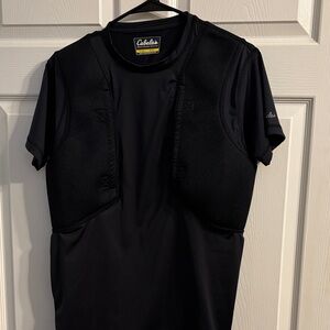 Cabela's Black Tactical Short Sleeve Men's Tee